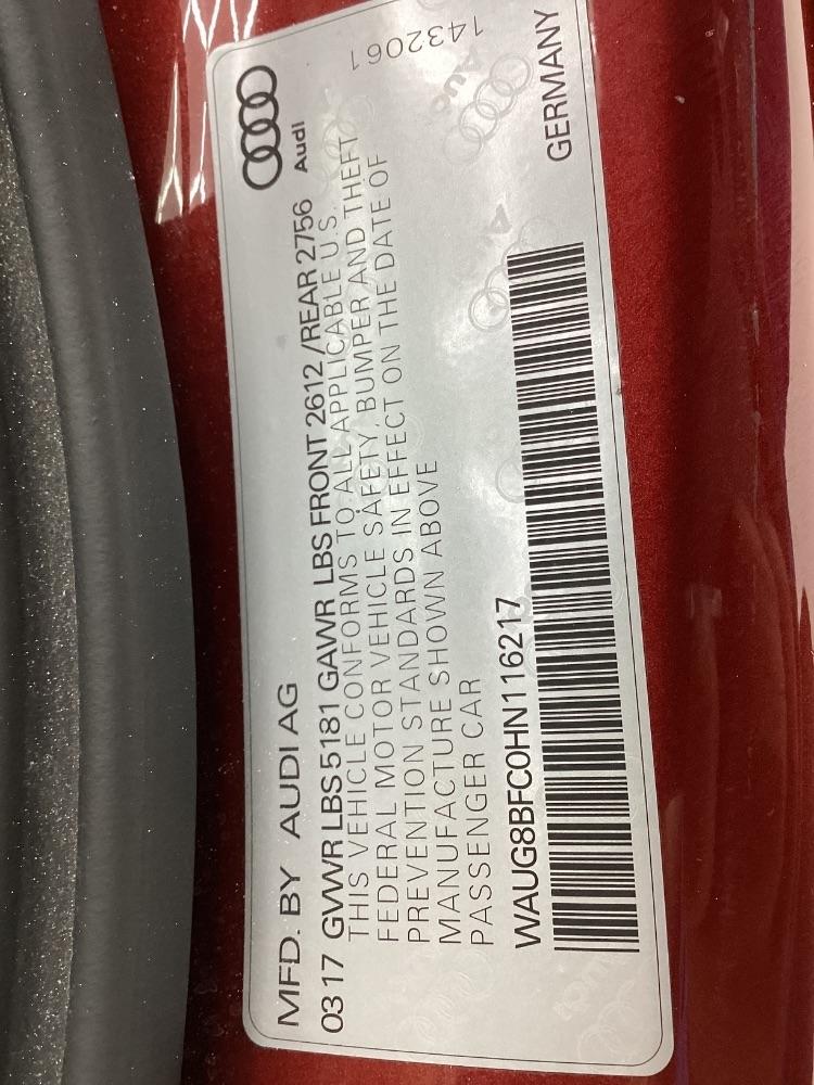 Audi A6 2.0 TFSI Premium Plus quattro AWD 2017