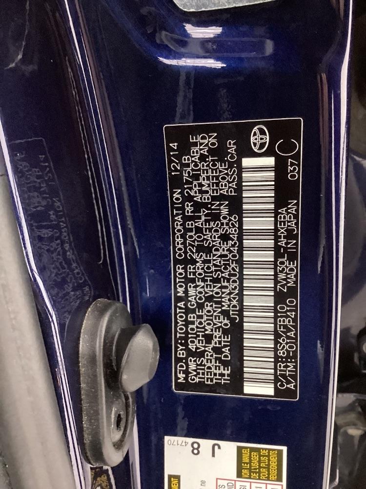 Toyota Prius 5dr HB Persona Series Special Edition (Natl) 2015