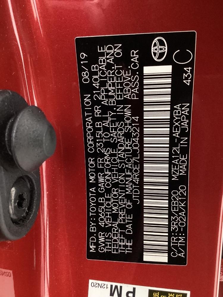 Toyota Corolla XSE CVT (Natl) 2020