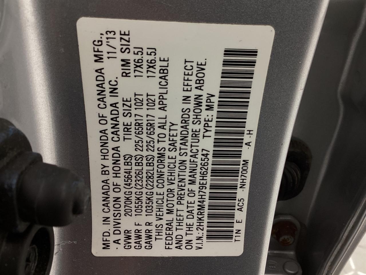 Honda CR-V AWD 5dr EX-L 2014