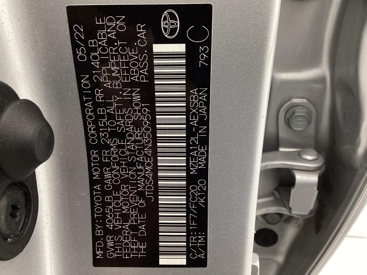 Toyota Corolla SE Nightshade CVT (Natl) 2022
