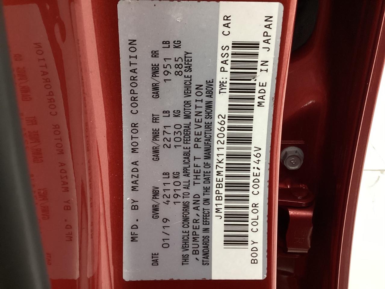 Mazda Mazda3 Sedan AWD w/Premium Pkg 2019