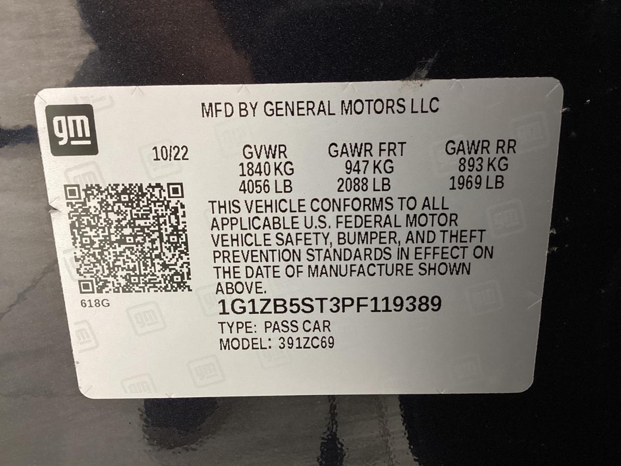 Chevrolet Malibu 4dr Sdn LS w/1LS 2023