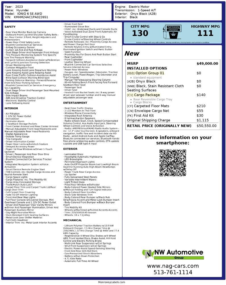 Hyundai Ioniq 6 SE AWD 2023