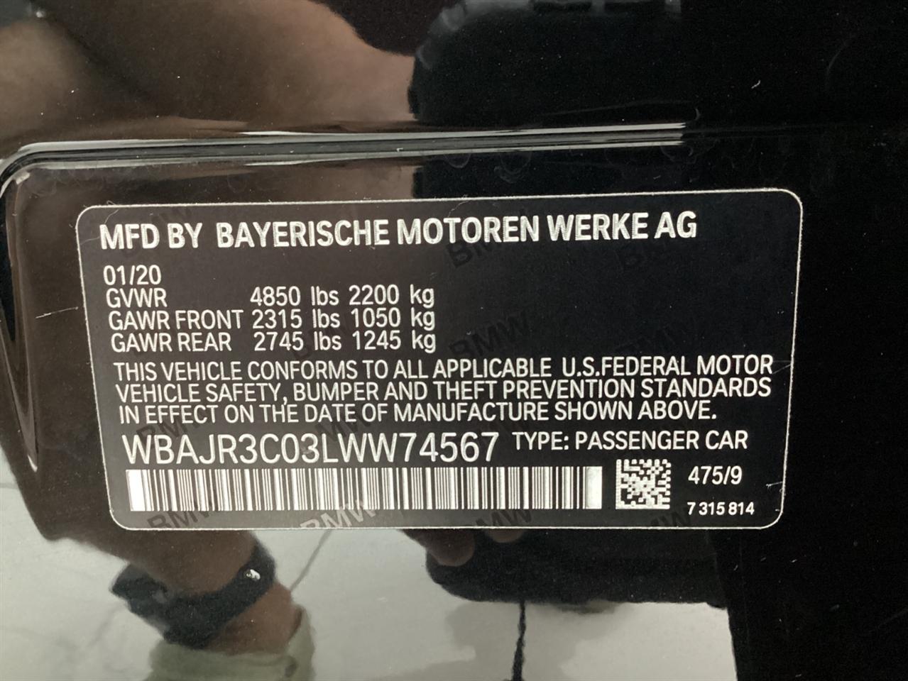 BMW 5 Series 530i Sedan 2020