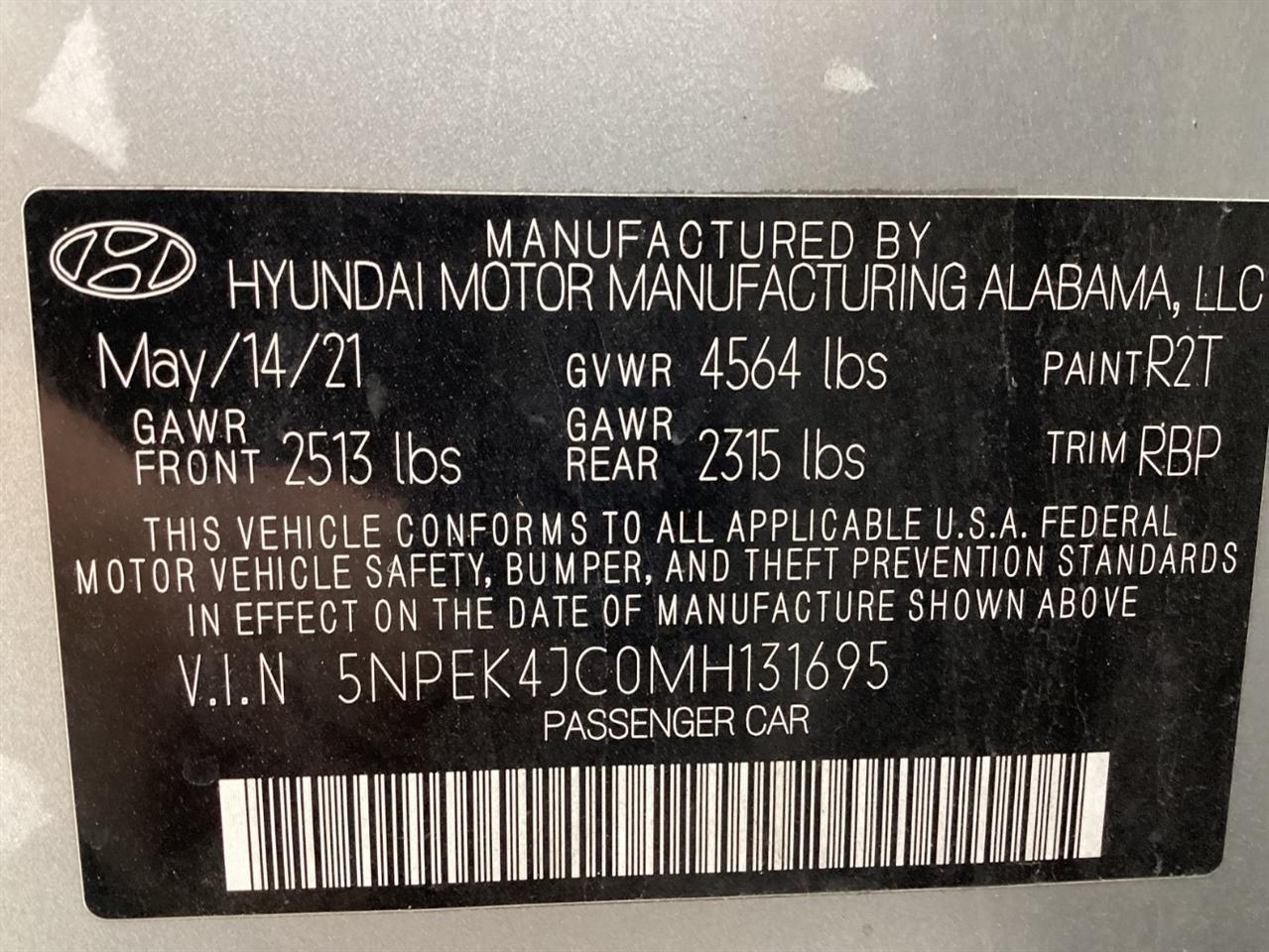 Hyundai Sonata N Line 2.5T 2021