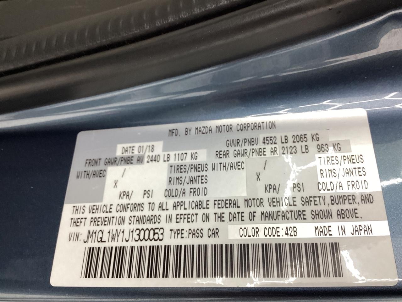 Mazda MAZDA6 Grand Touring Reserve Auto 2018