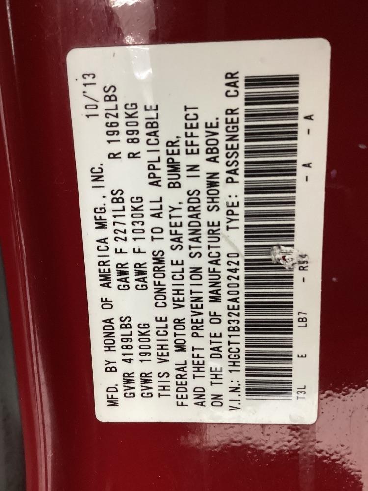 Honda Accord 2dr I4 CVT LX-S 2014