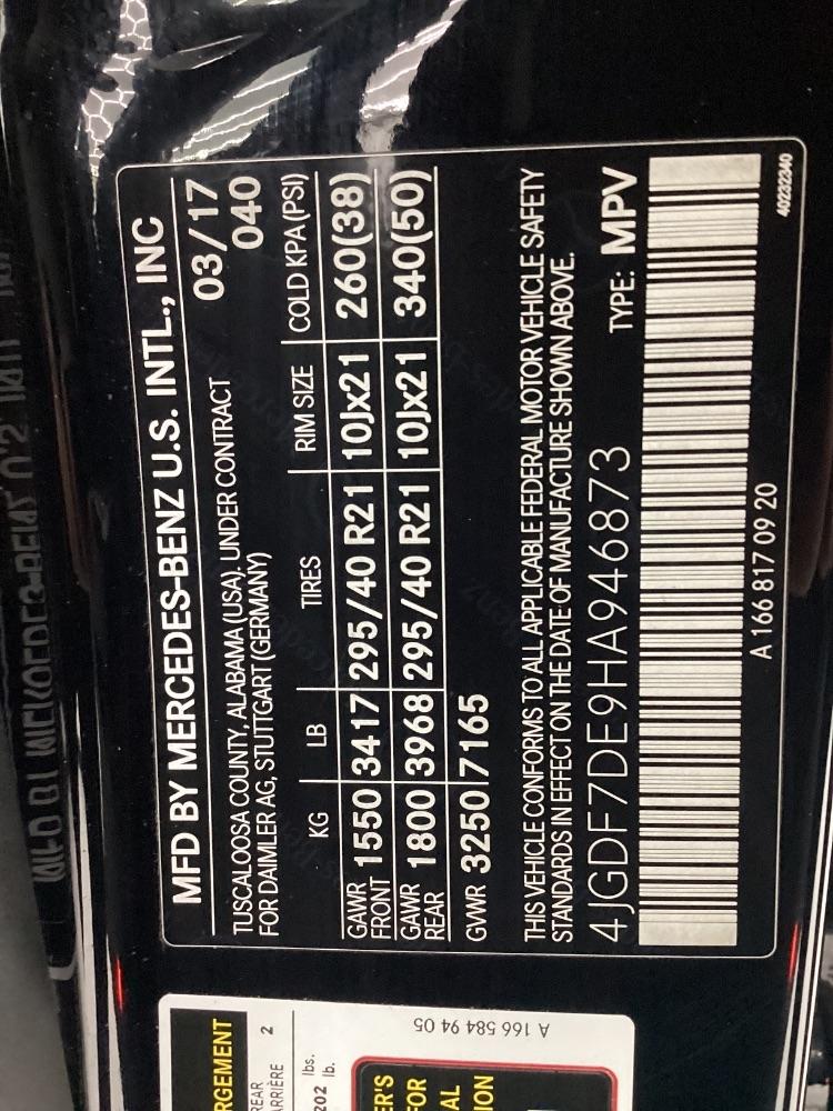Mercedes-Benz GLS GLS 550 4MATIC SUV 2017
