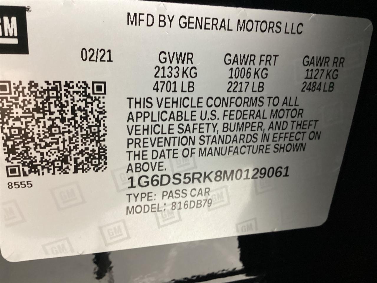 Cadillac CT5 4dr Sdn Luxury 2021