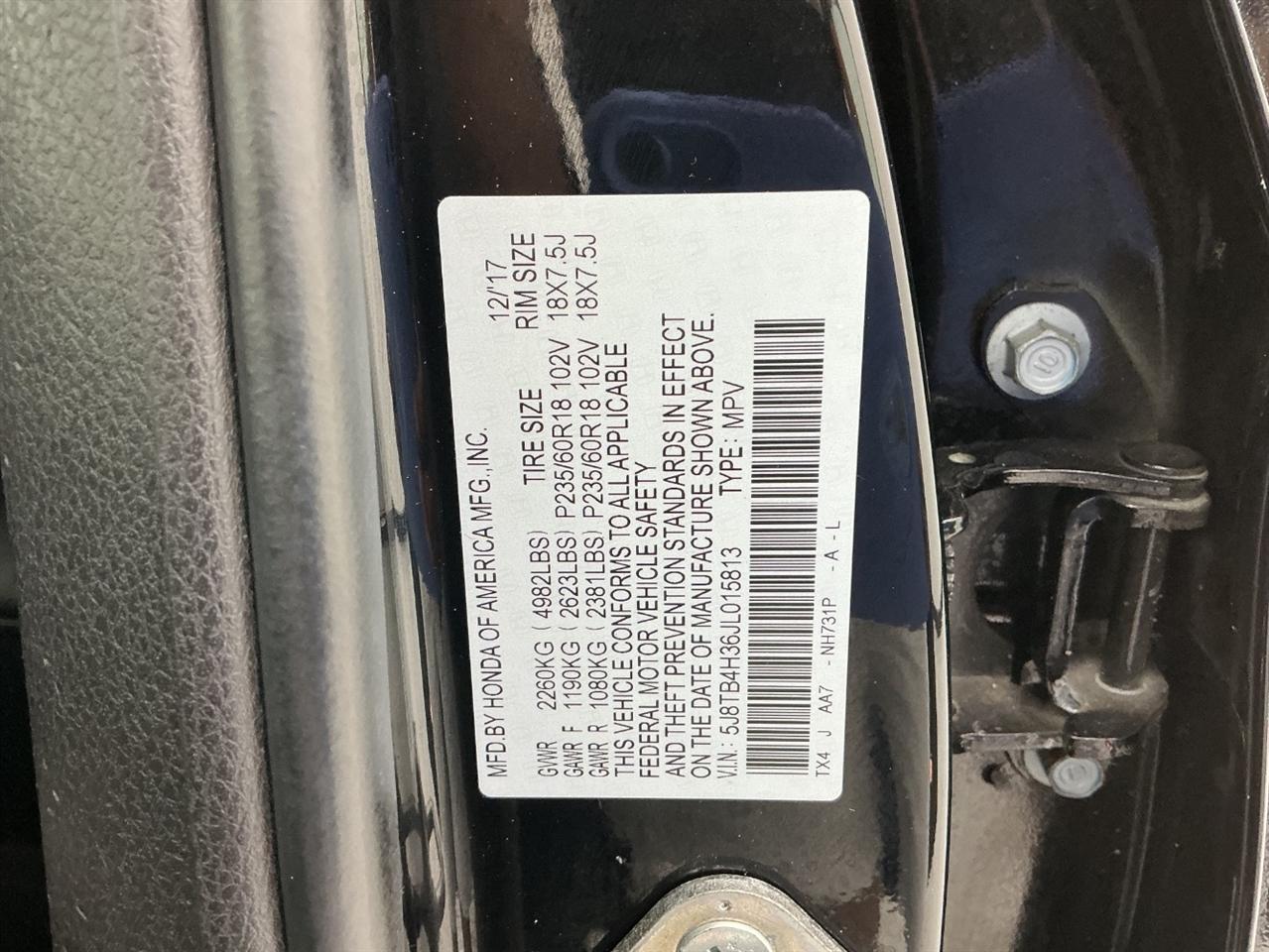 Acura RDX AWD 2018
