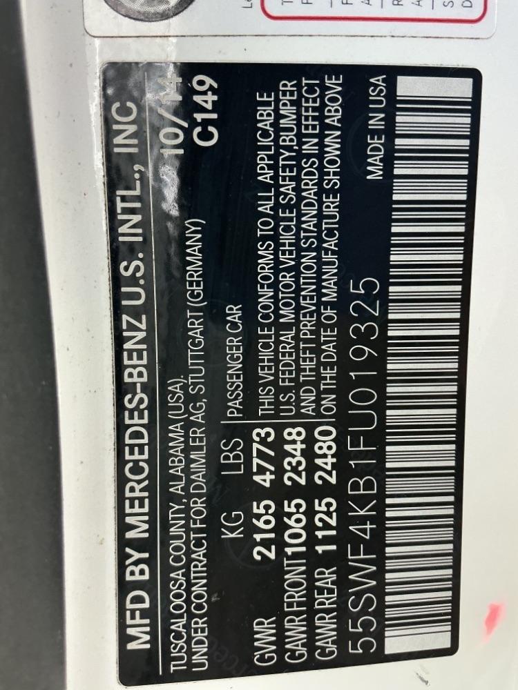 Mercedes-Benz C-Class 4dr Sdn C 300 4MATIC 2015