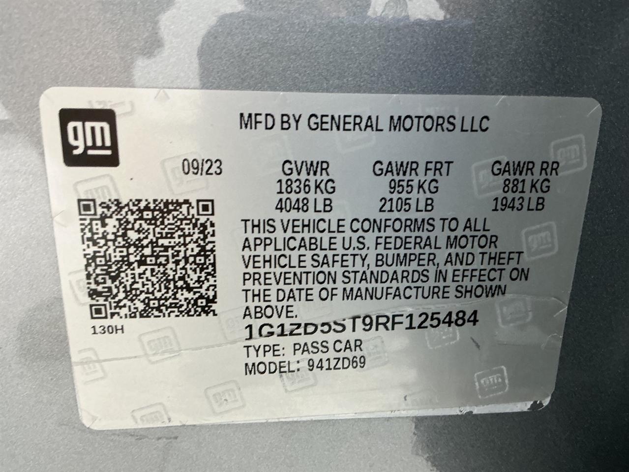 Chevrolet Malibu 4dr Sdn 1LT 2024
