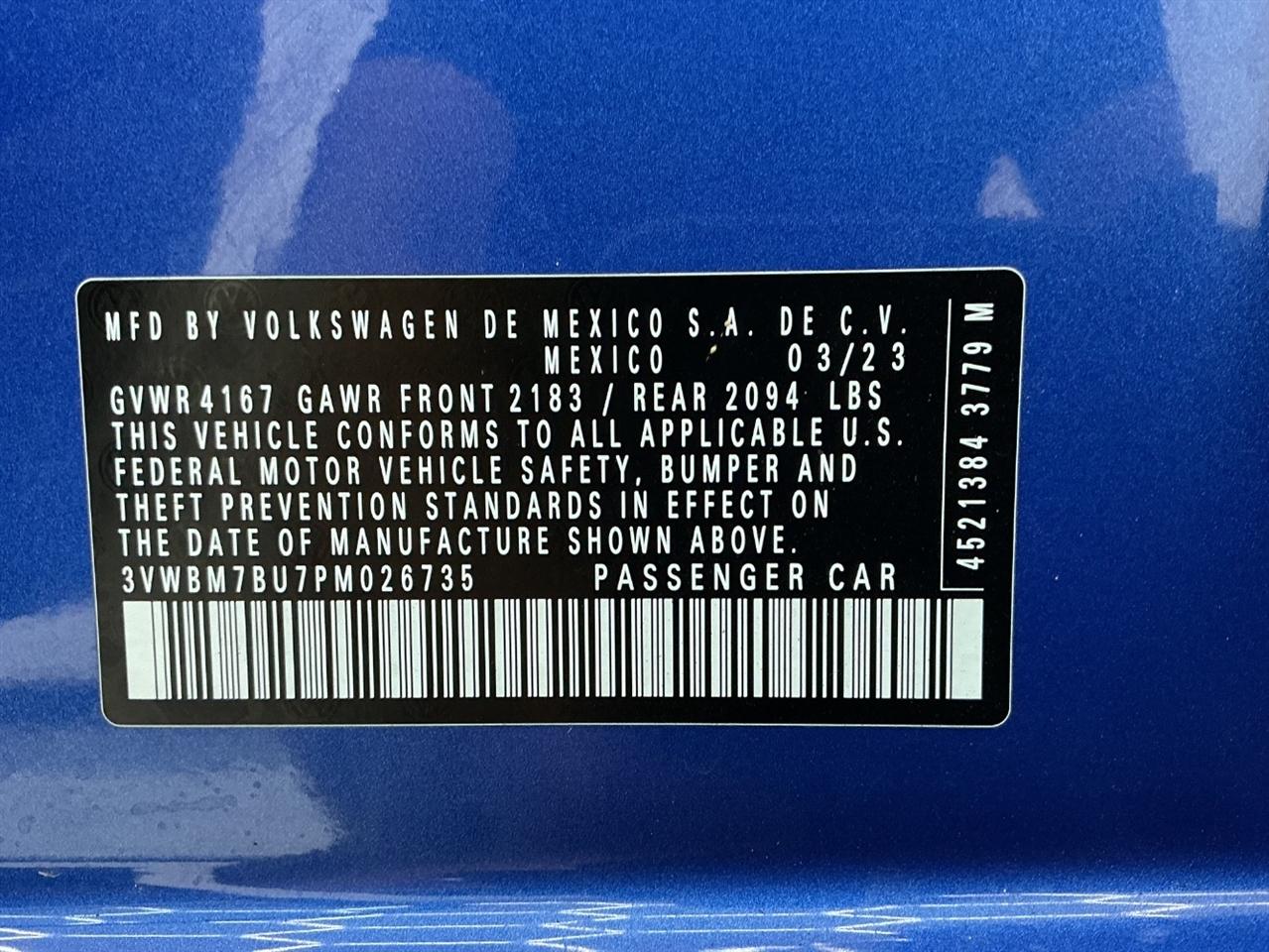 Volkswagen Jetta Sport Auto 2023