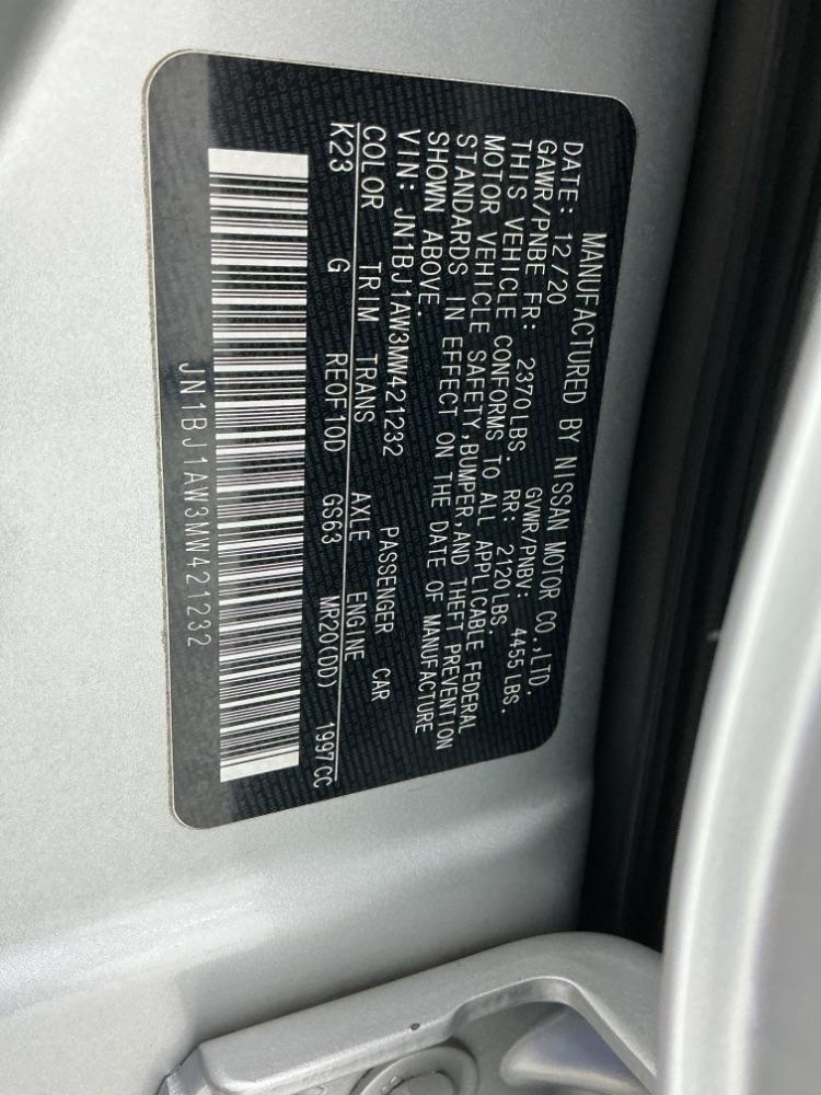 Nissan Rogue Sport AWD S 2021