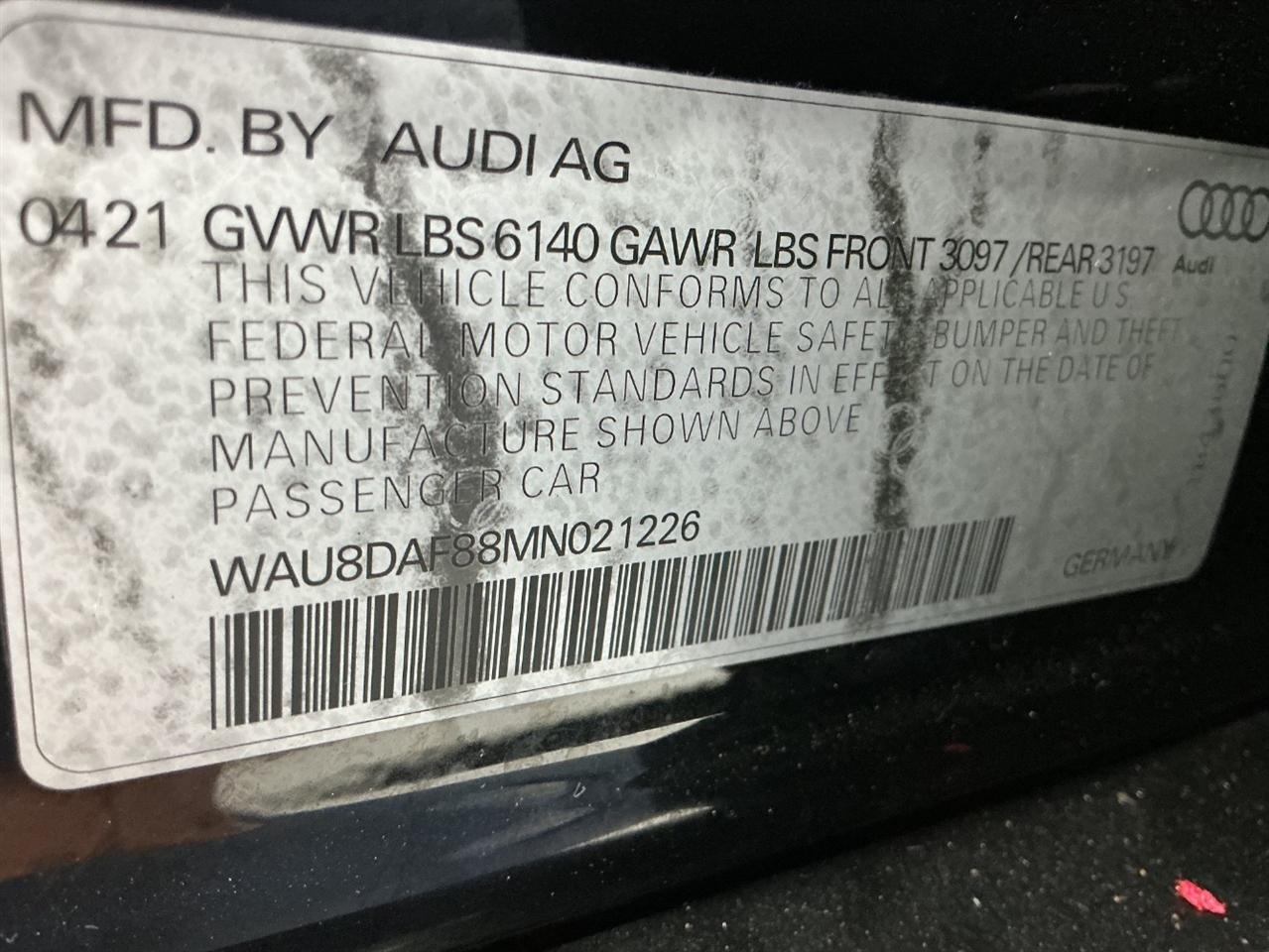 Audi A8 L 55 TFSI quattro 2021