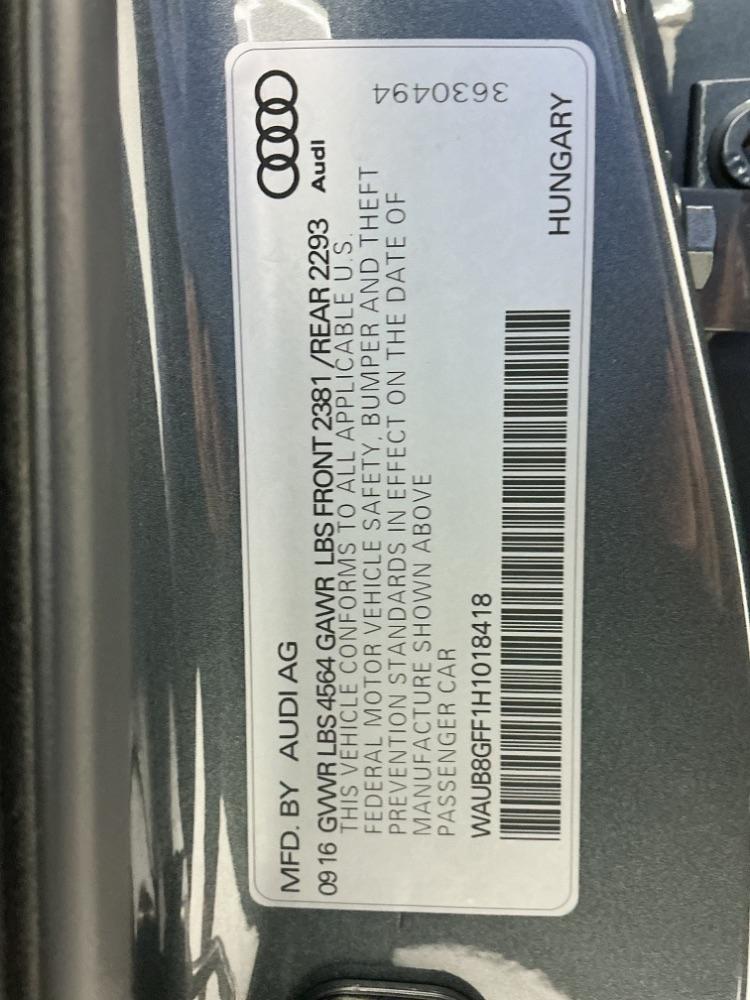 Audi A3 Sedan 2.0 TFSI Premium quattro AWD 2017