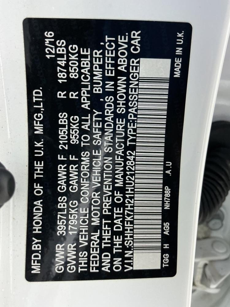 Honda Civic LX CVT 2017