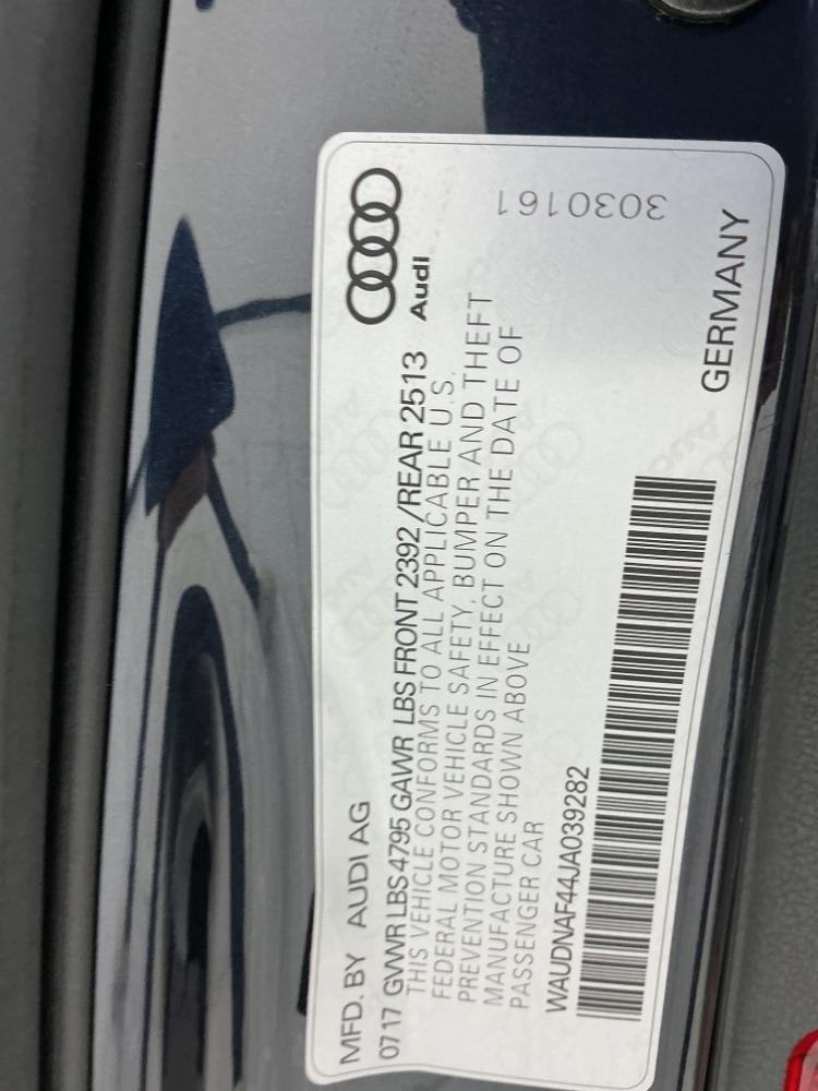 Audi A4 2.0 TFSI Tech Premium S Tronic quattro AWD 2018