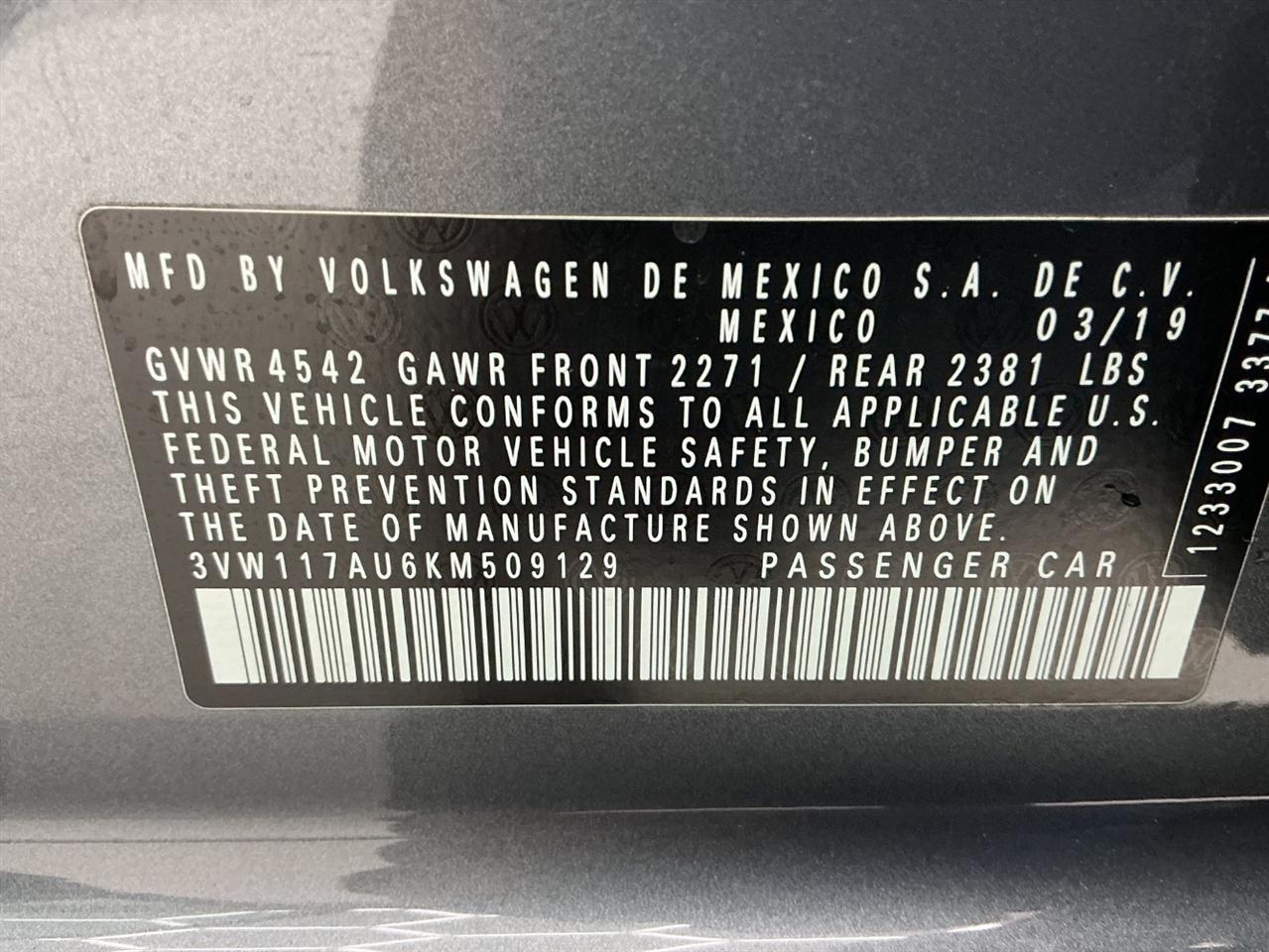 Volkswagen Golf SportWagen 1.8T S Auto 4MOTION 2019