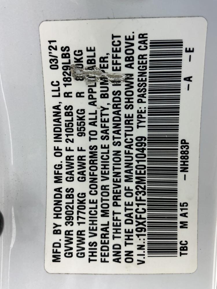 Honda Civic Sedan EX CVT 2021