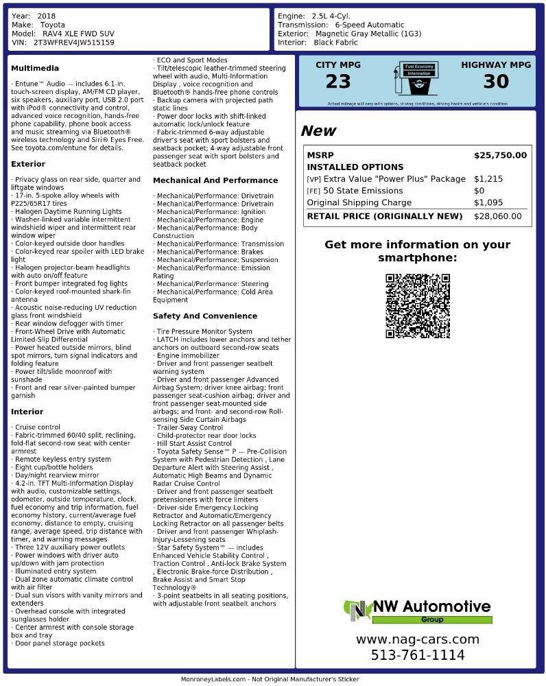 Toyota RAV4 Adventure FWD (Natl) 2018