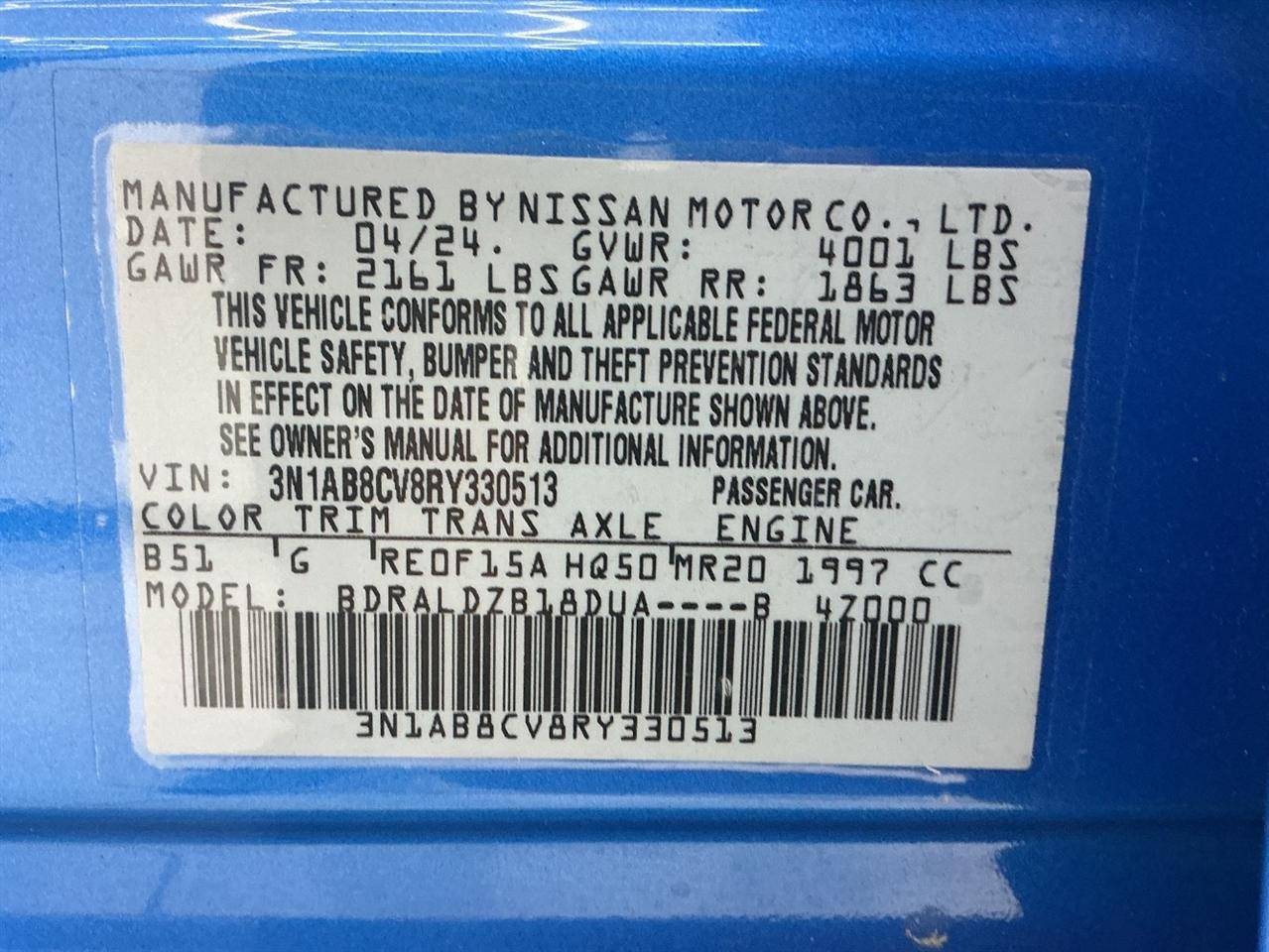 Nissan Sentra SV CVT 2024