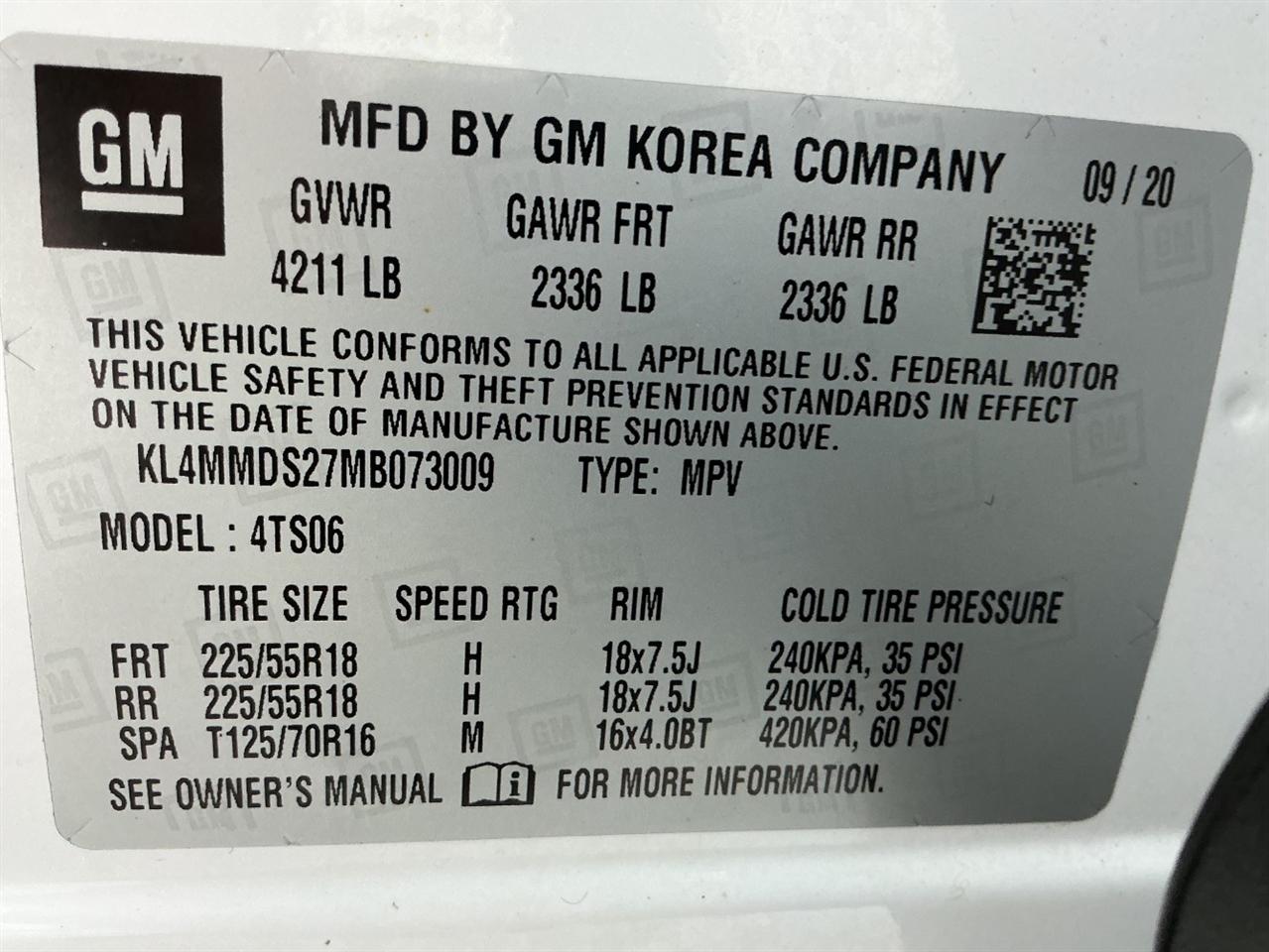 Buick Encore GX FWD 4dr Select 2021