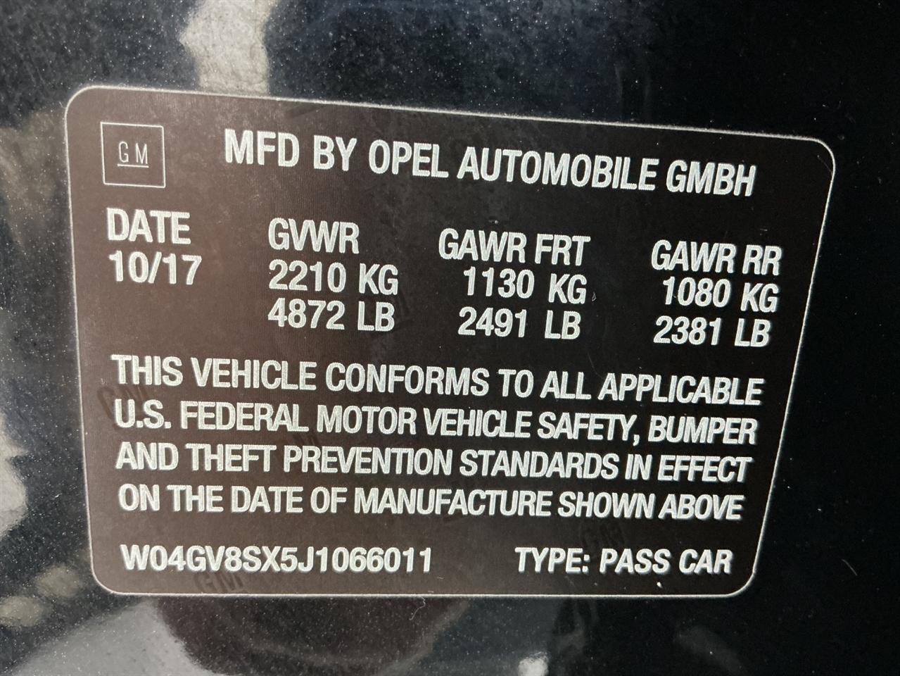Buick Regal TourX 5dr Wgn Essence AWD 2018
