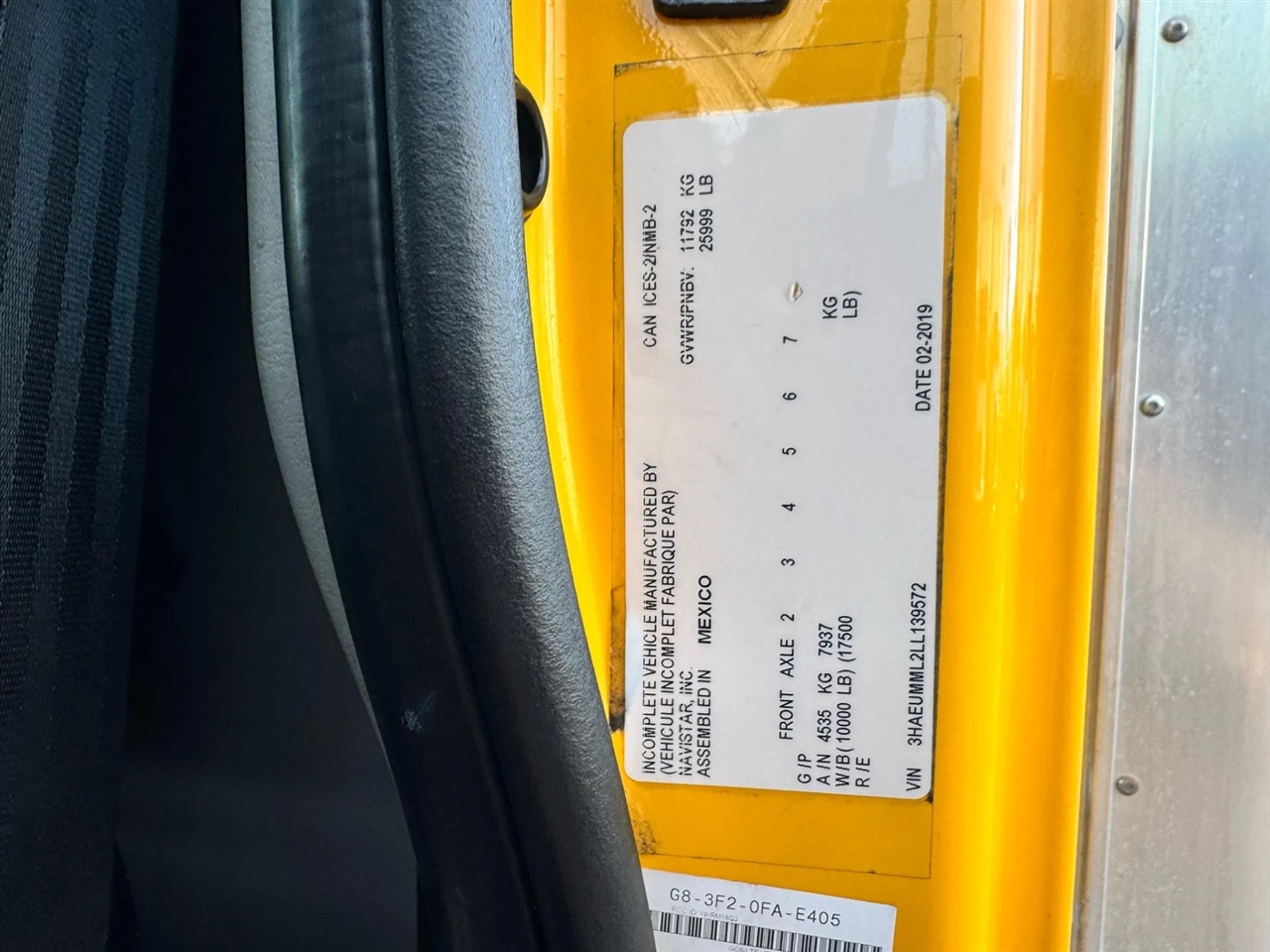 International MV607  2020 International MV607  2020