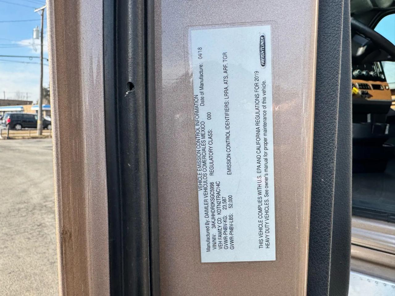 Freightliner Cascadia  2019