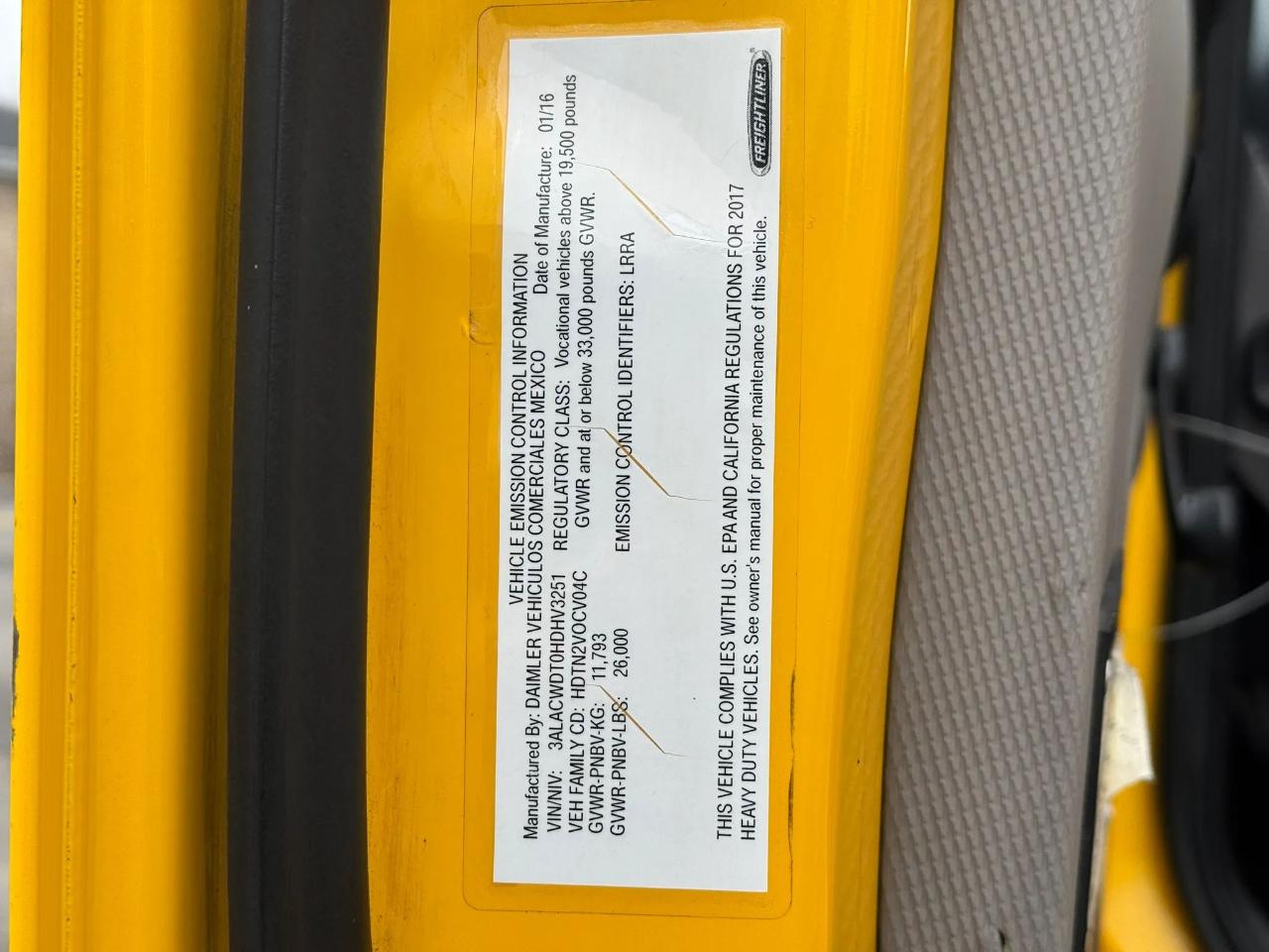 Freightliner M2 106 Medium Duty  2017
