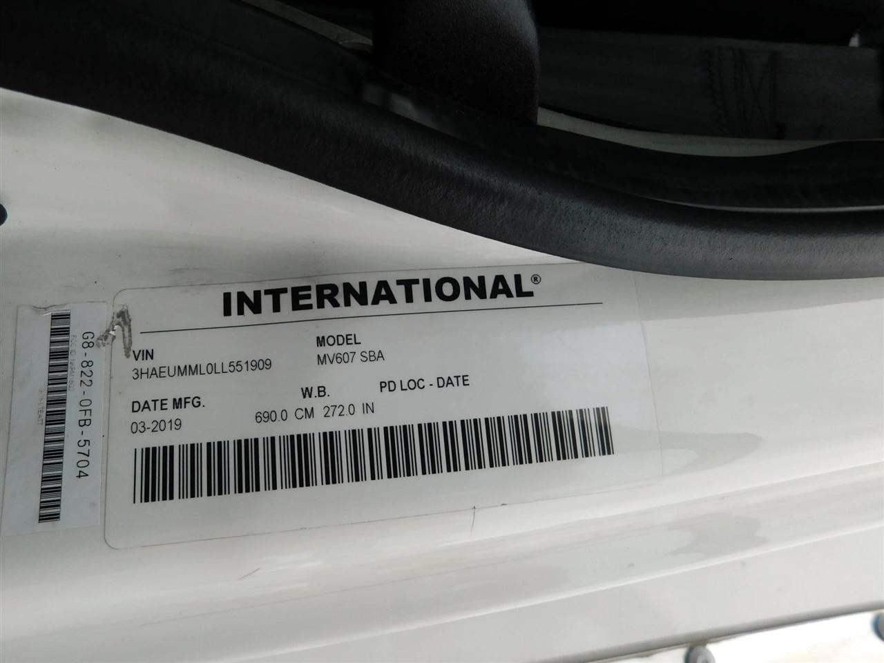 International MV607  2020