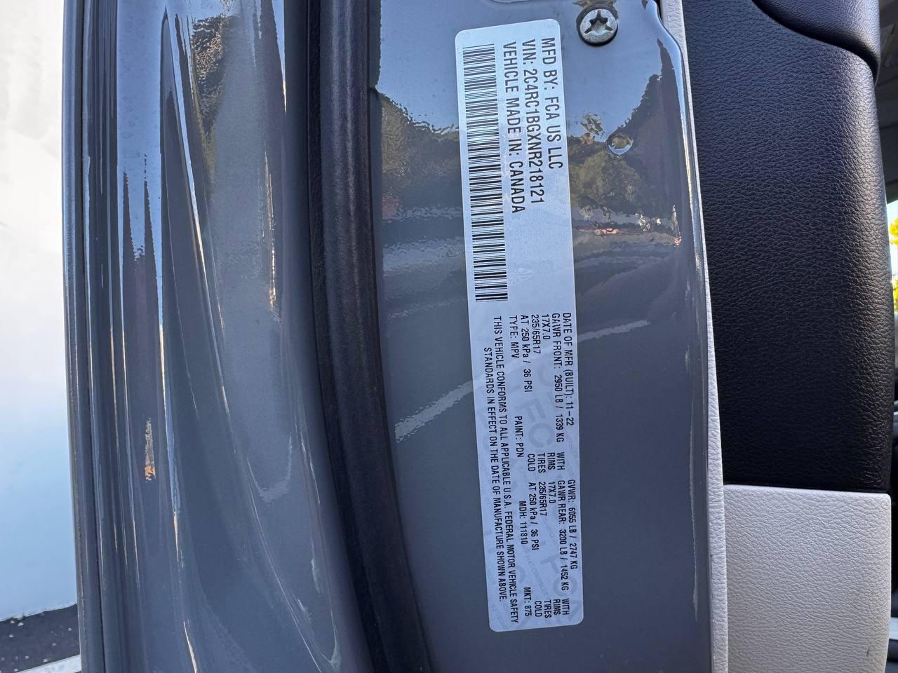 Chrysler Pacifica Touring-L 2022