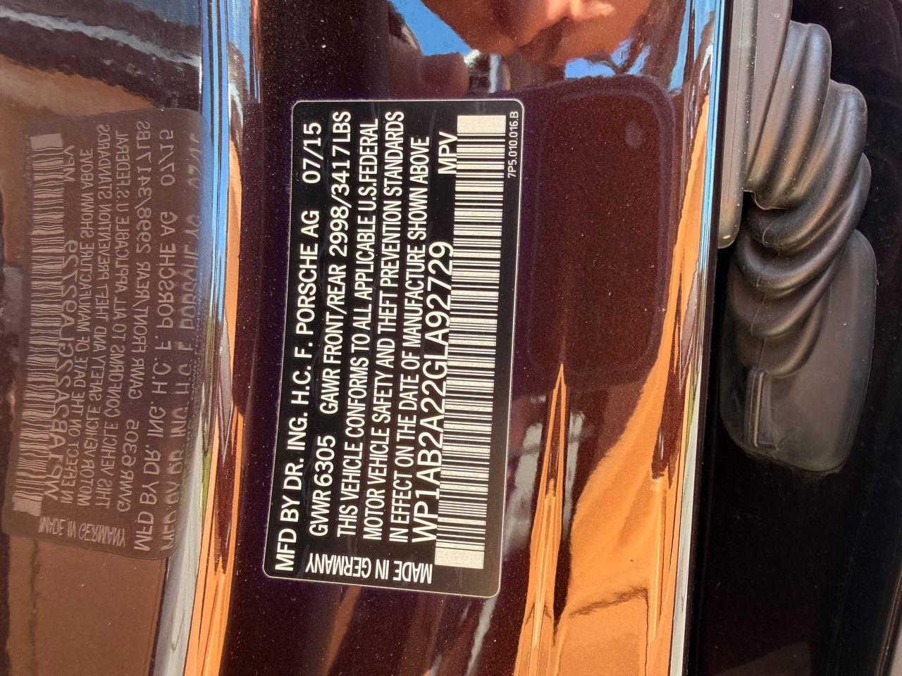 Porsche Cayenne S 2016