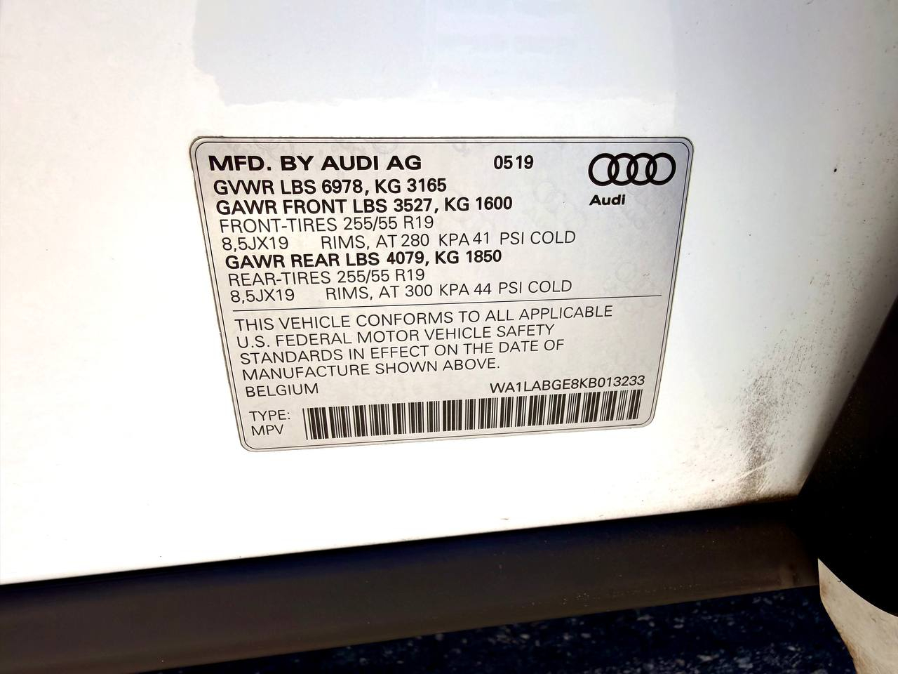 Audi E-Tron Prestige quattro 2019