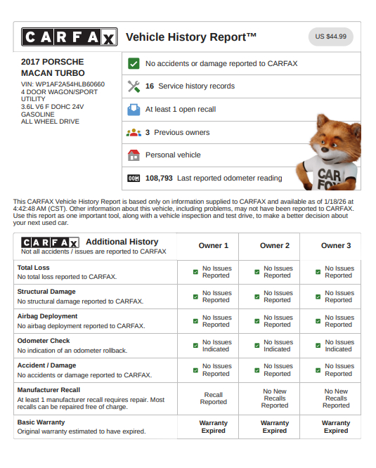 Porsche Macan Turbo 2017