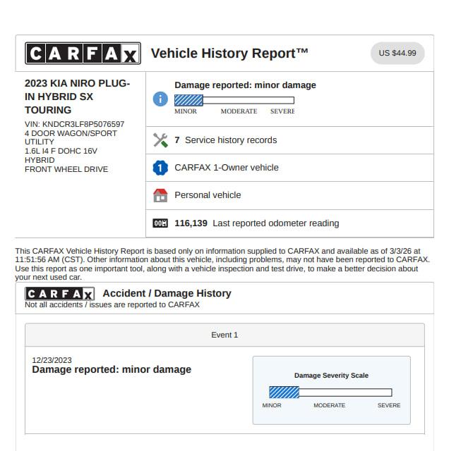 Kia Niro SX Touring 2023