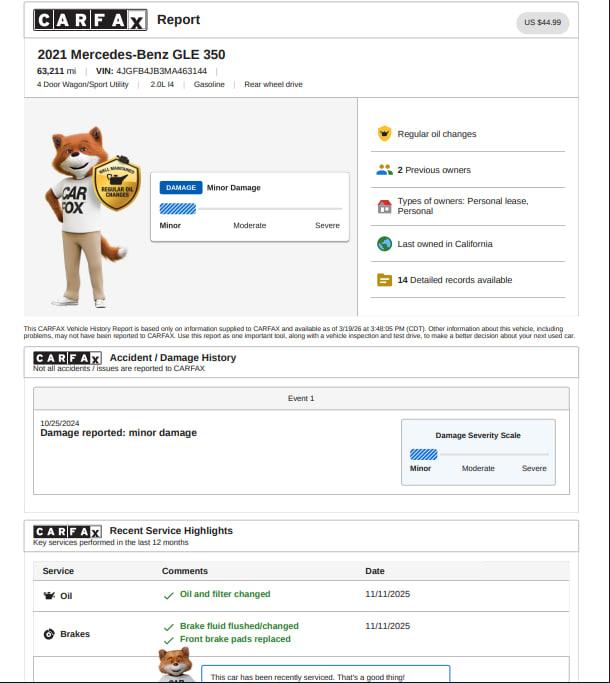 Mercedes-Benz GLE-Class GLE350 2021