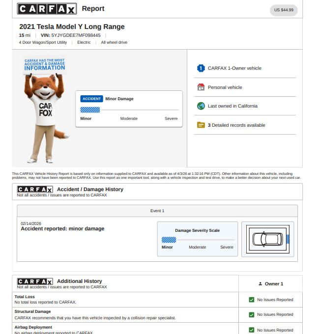 Tesla Model Y Long Range 2021