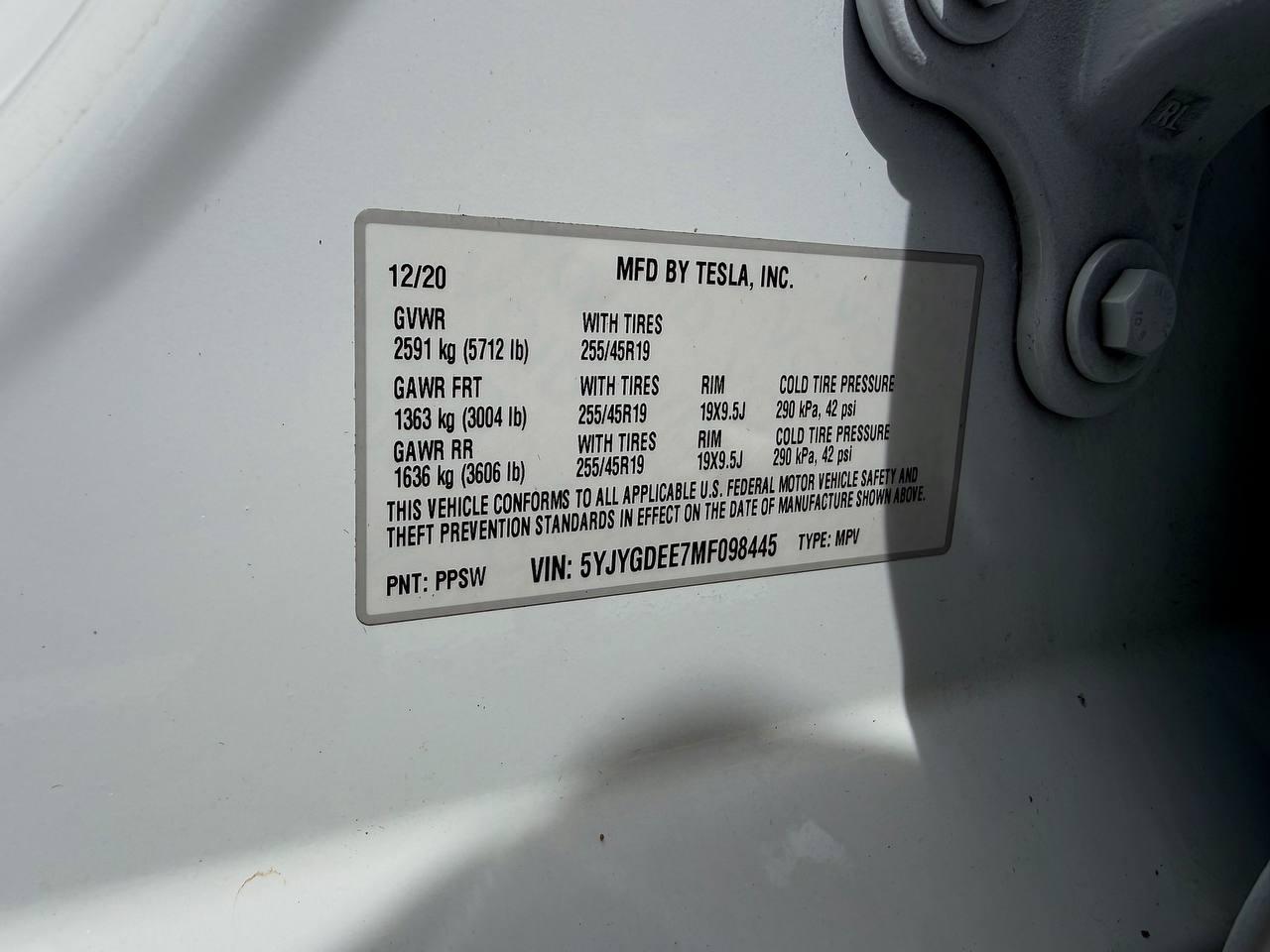 Tesla Model Y Long Range 2021