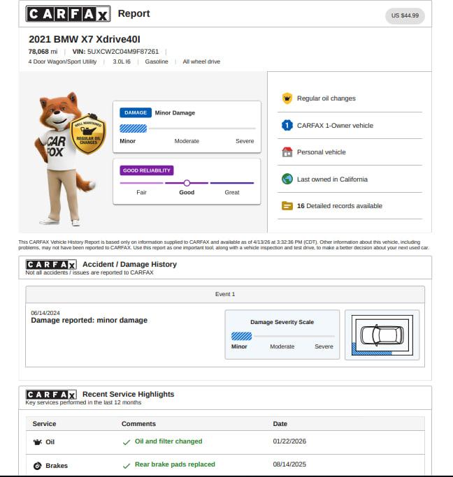 BMW X7 xDrive40i 2021