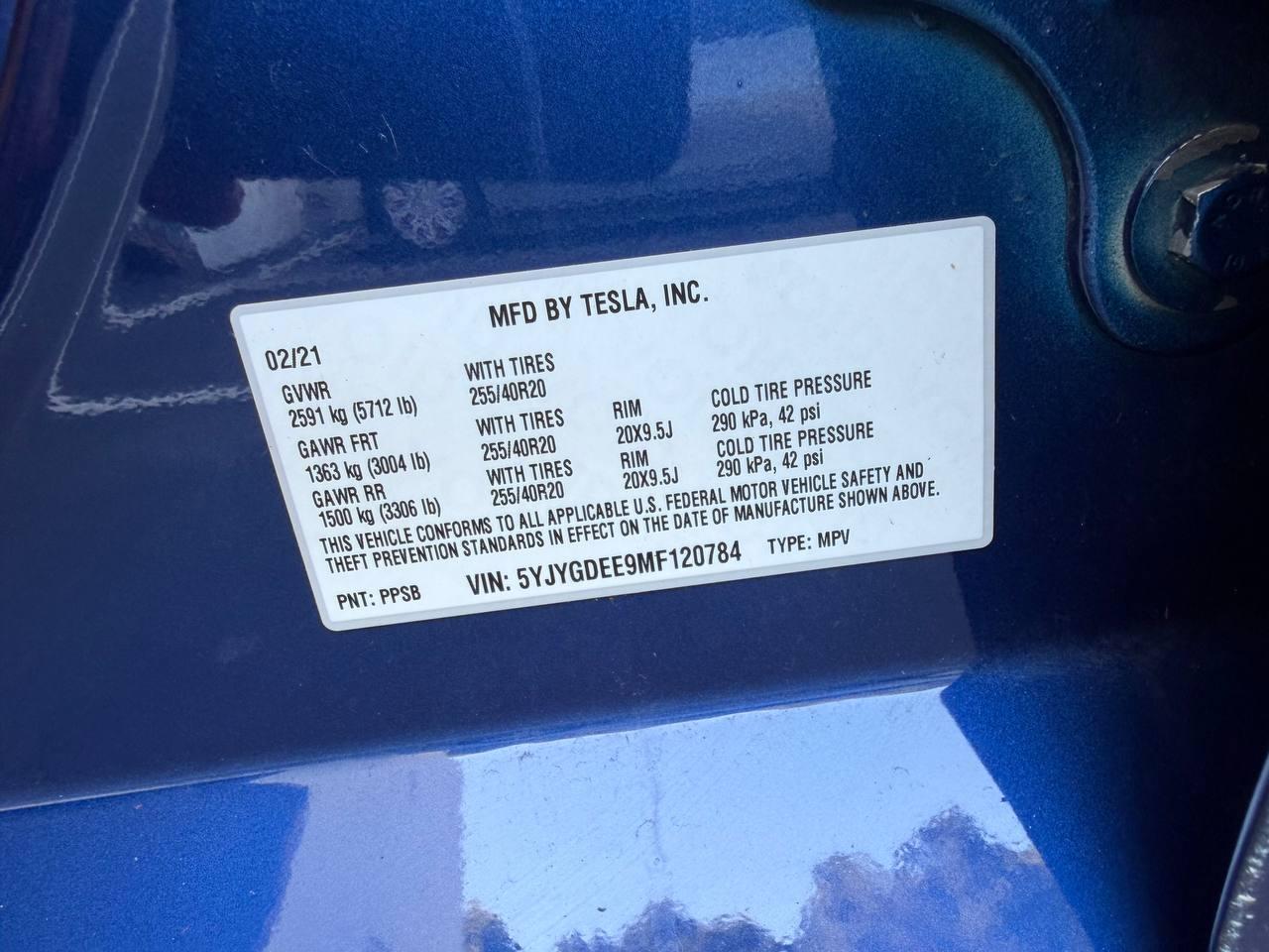 Tesla Model Y Long Range 2021