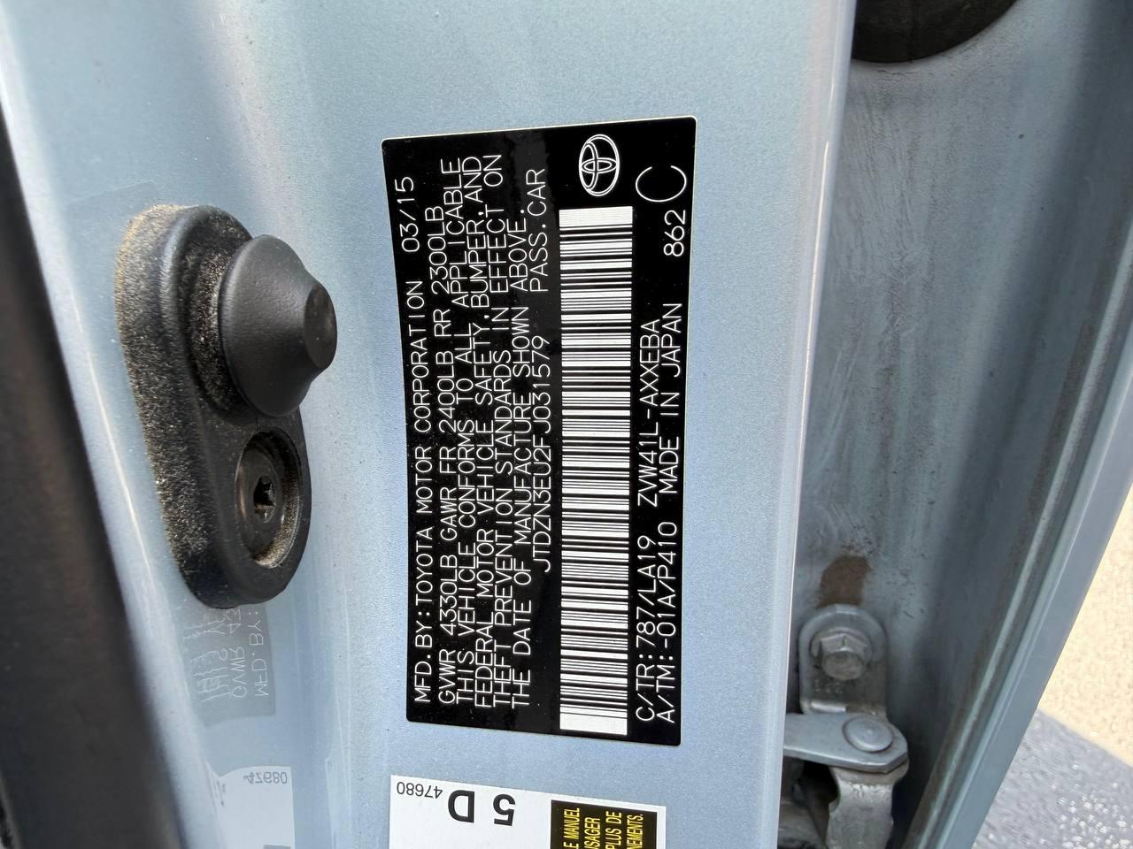 Toyota Prius V Three 2015