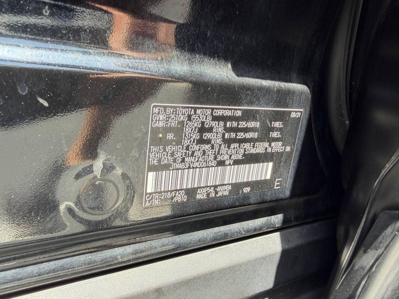 Toyota RAV4 Prime SE 2021
