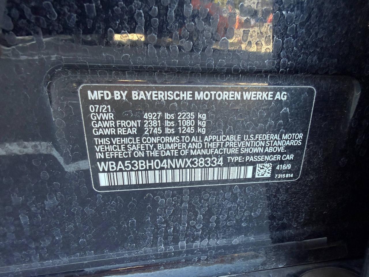 BMW 5-Series  2022