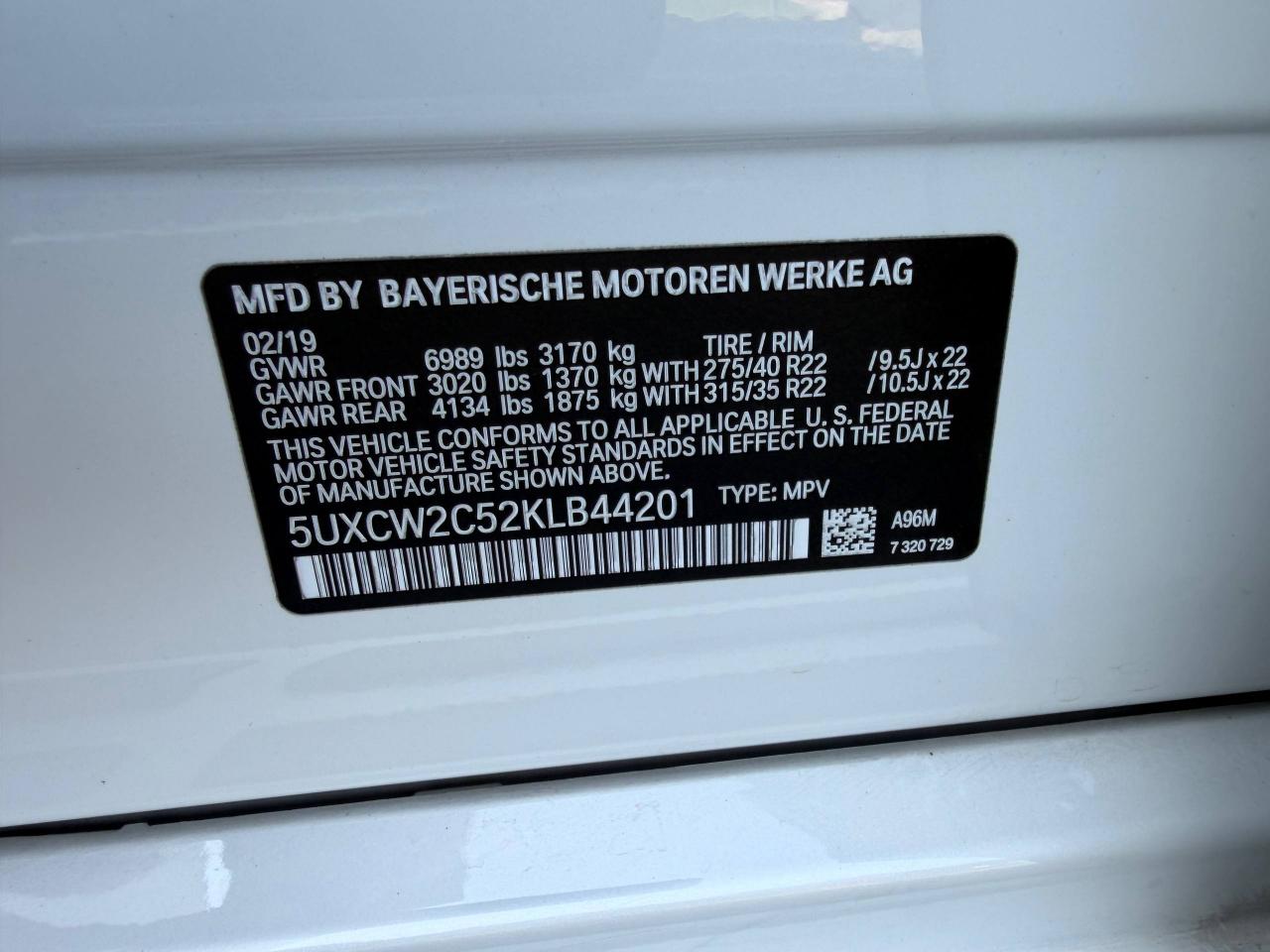 BMW X7 xDrive40i 2019