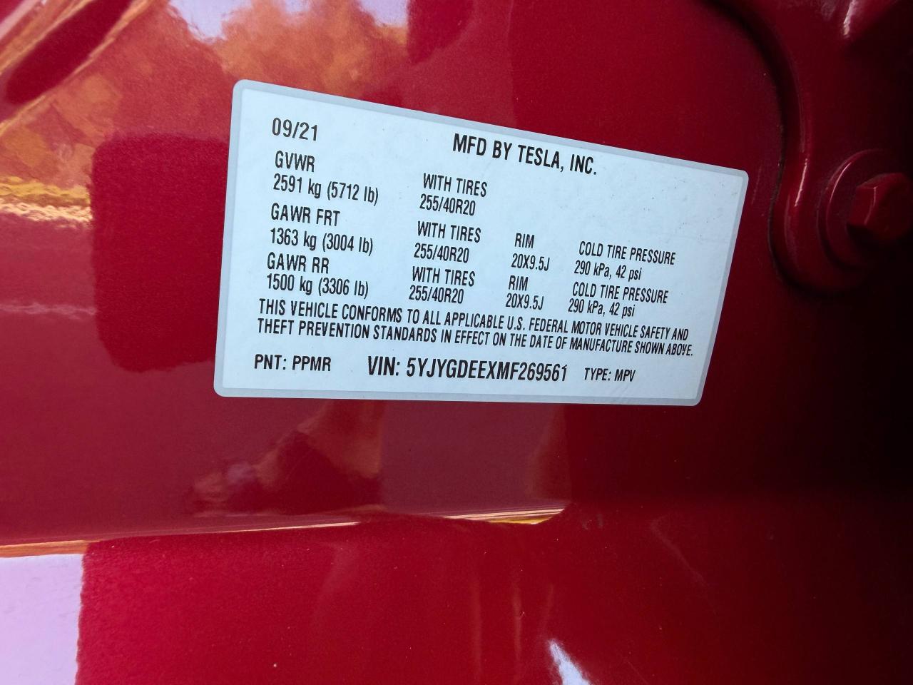 Tesla Model Y Long Range 2021