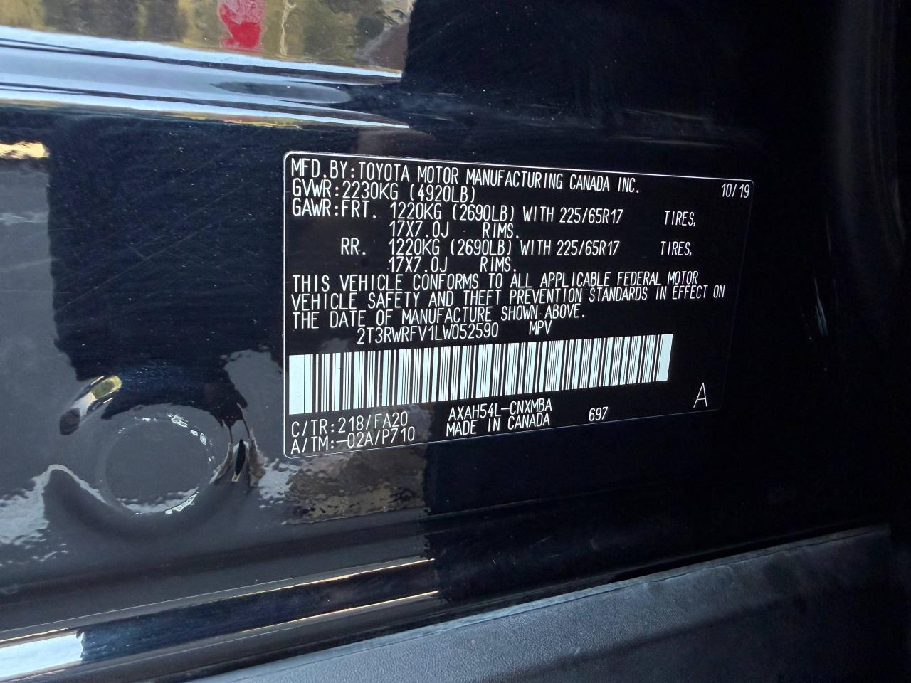 Toyota RAV4 Hybrid XLE 2020