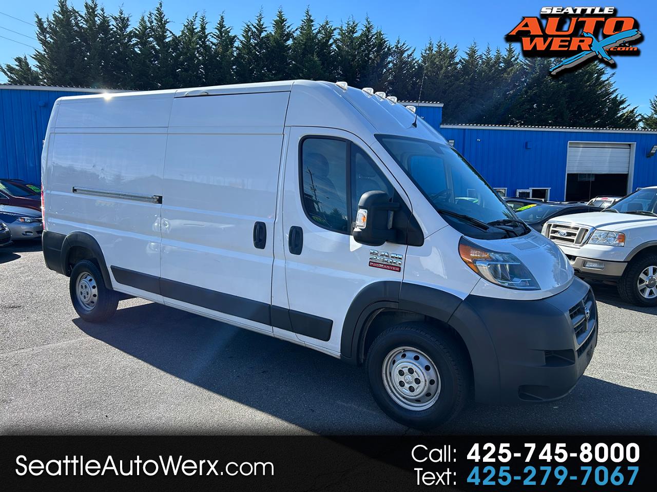 2016 RAM ProMaster Cargo Van 2500 High Roof 159" WB